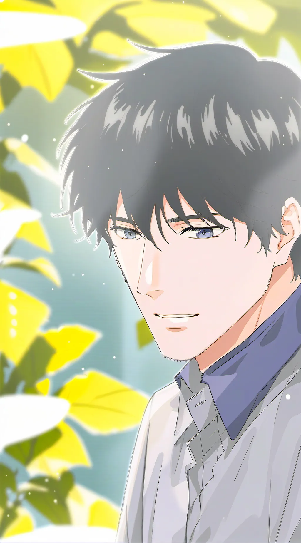 ai character: Megumi fushiguro  background