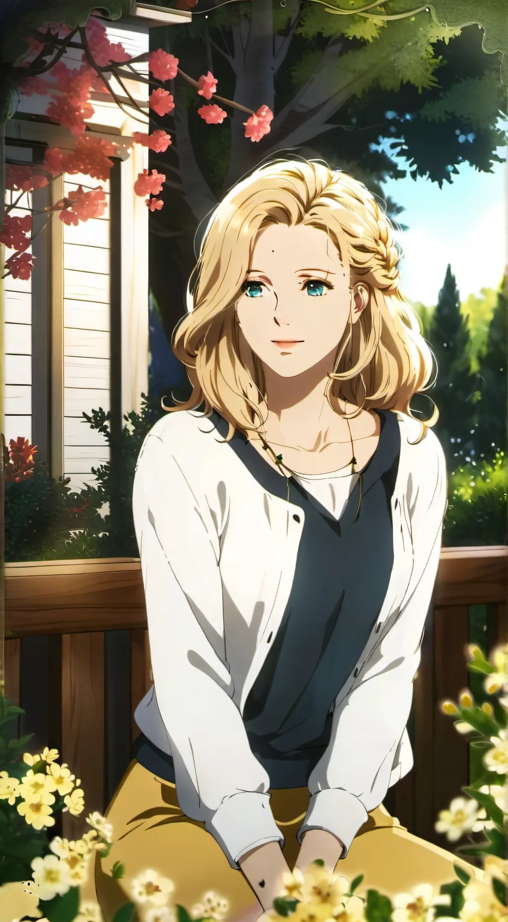 ai character: Mary  background