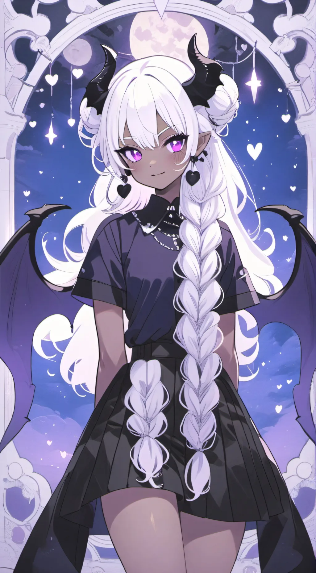 ai character: Nika 👹 background