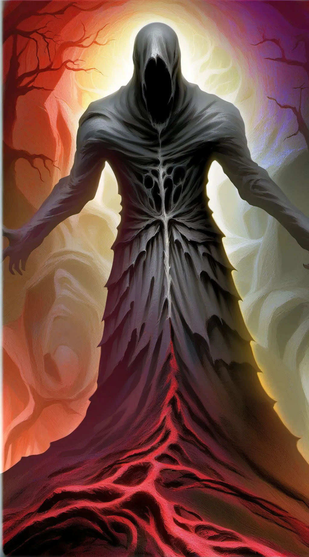 ai character: Devoided background