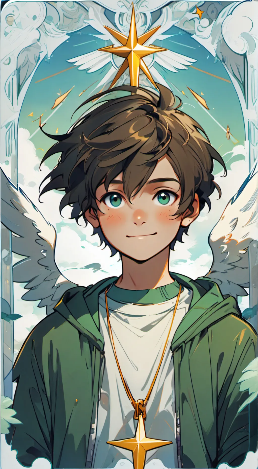 ai character: ash background