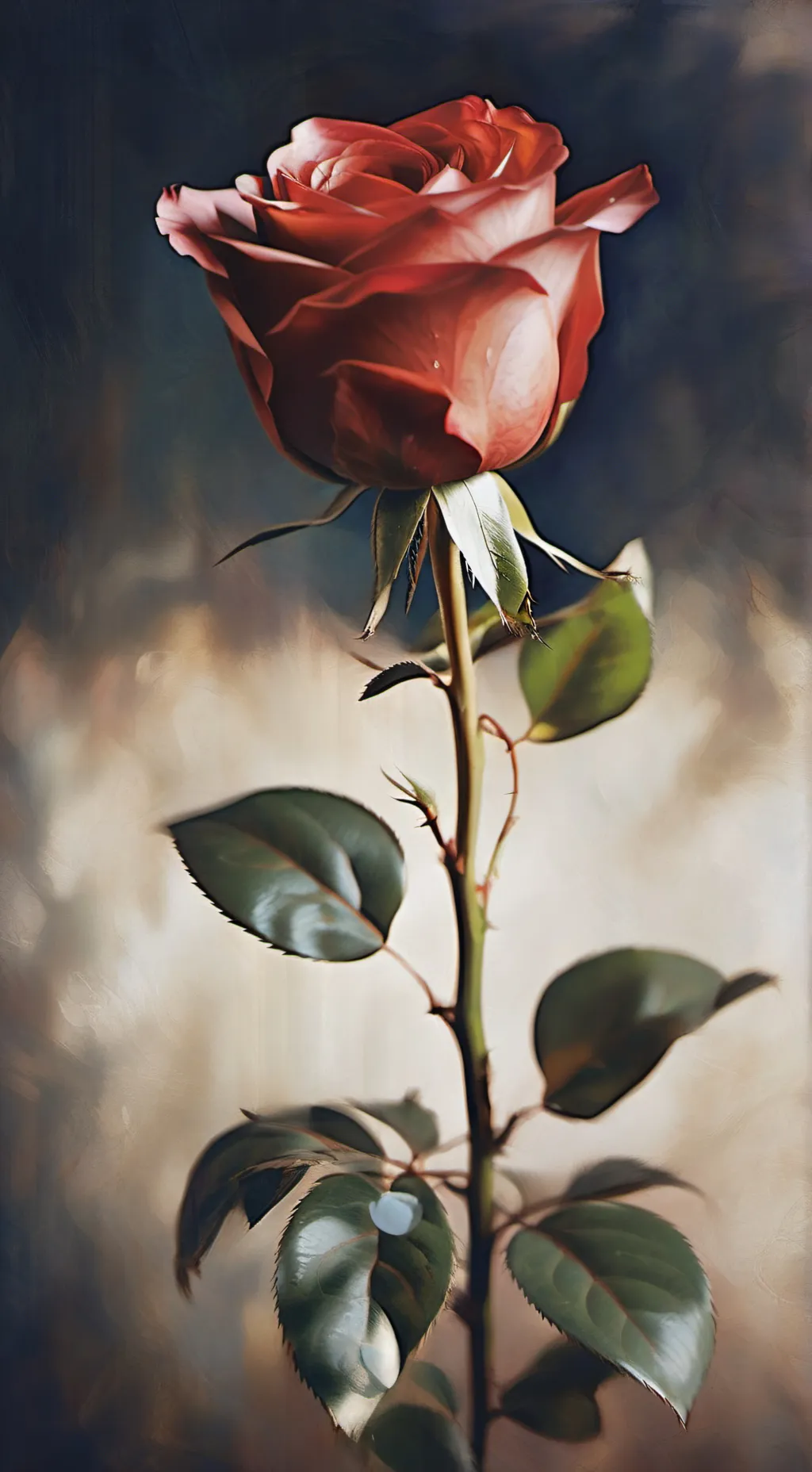 ai character: Rose background