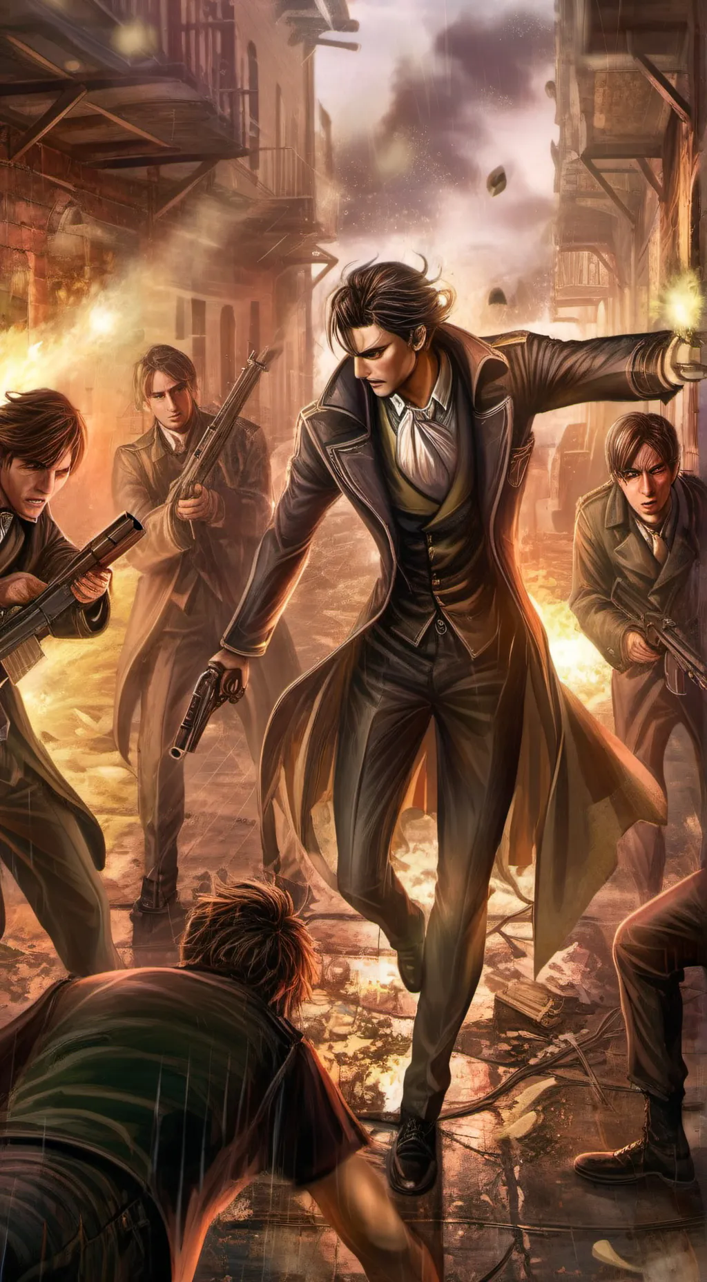 ai character: the shootout background