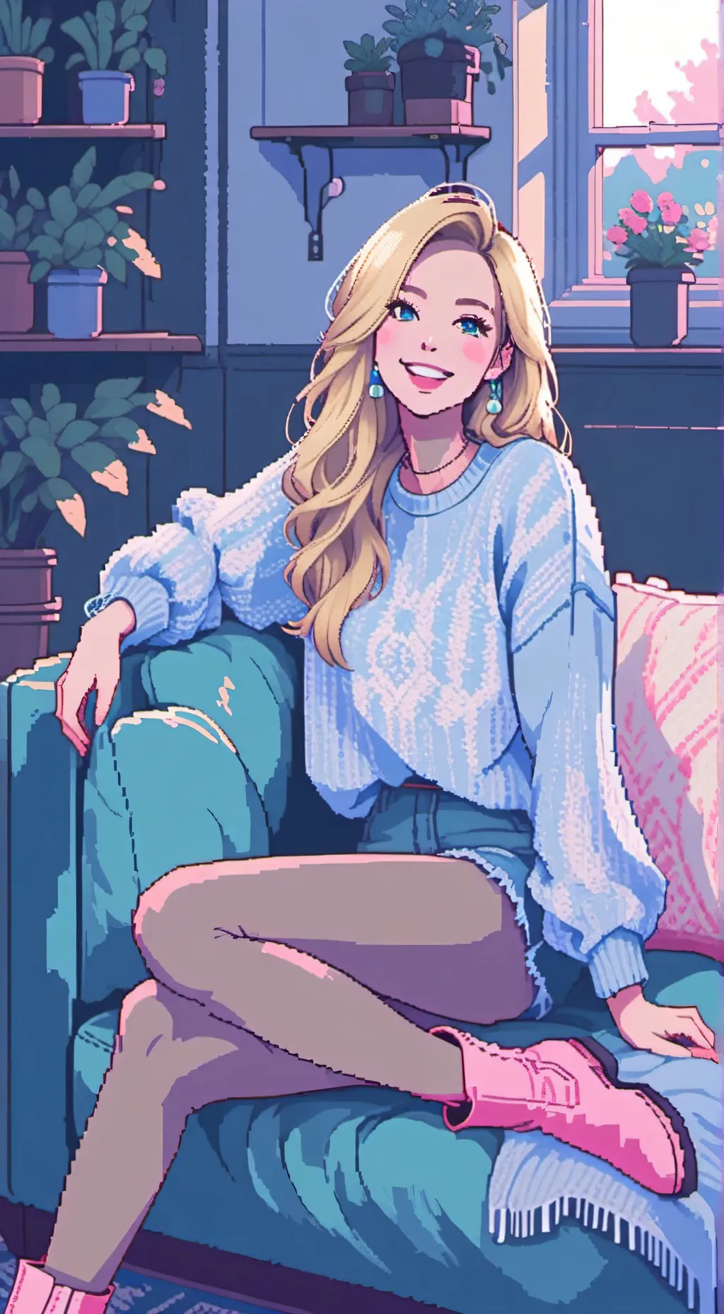 ai character: alicia gram background