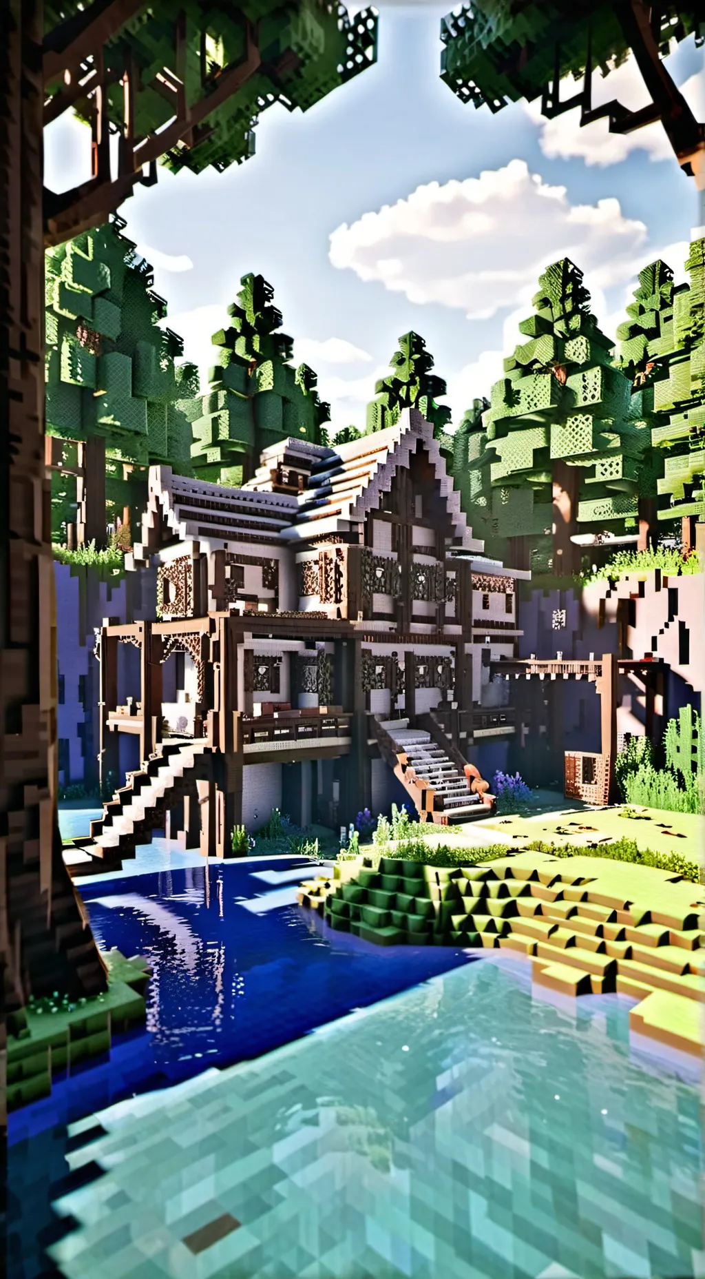 ai character: Minecraft Friends  background