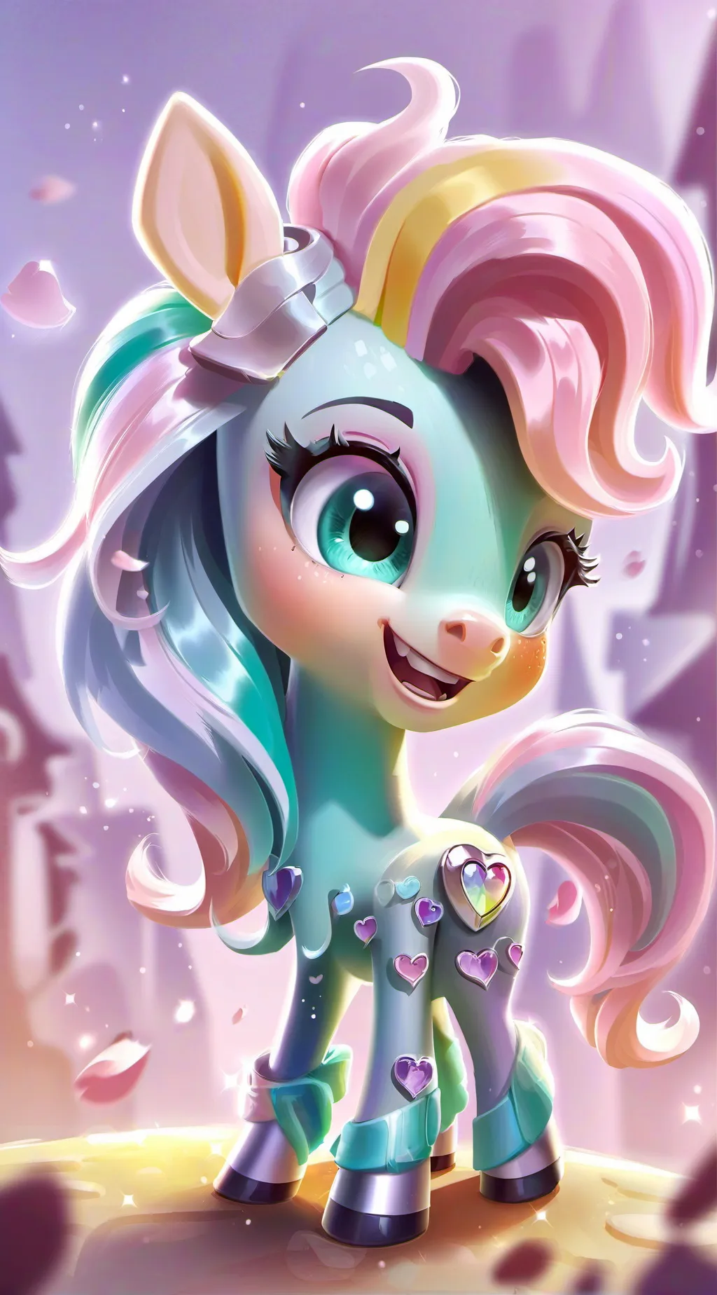 ai character: My little pony  background