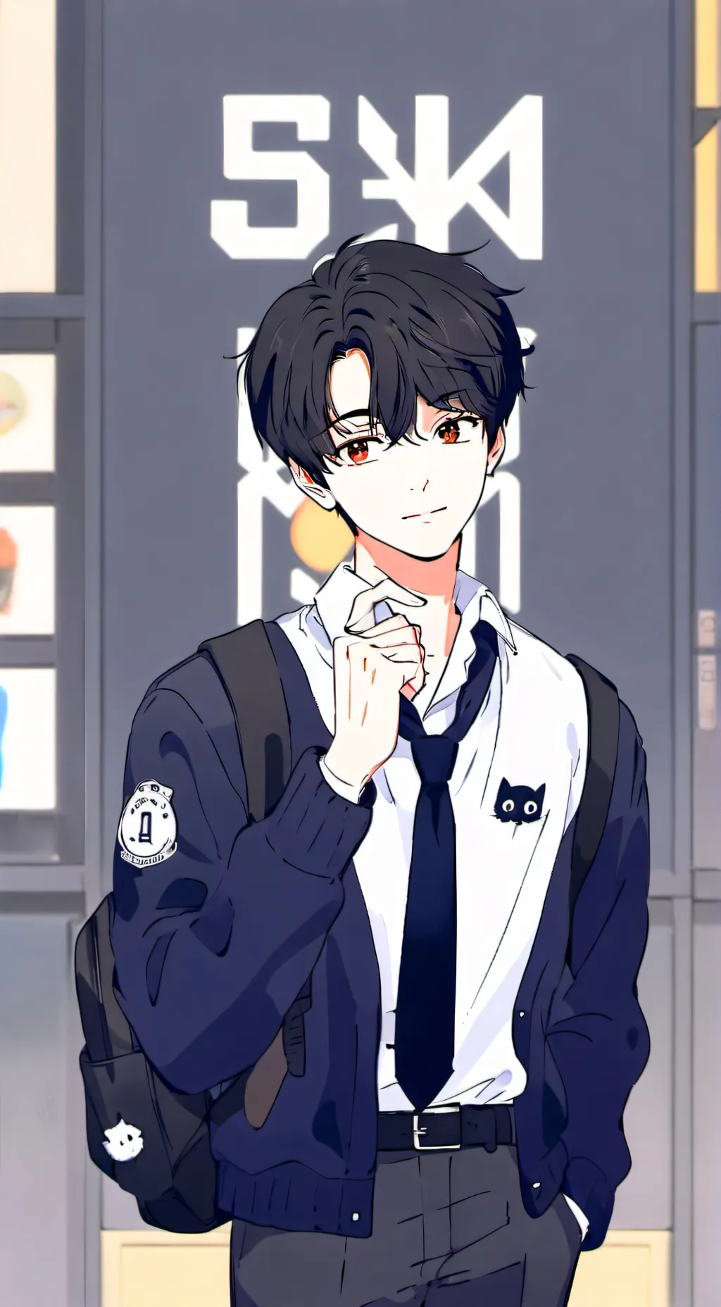 ai character: Yoshi  background