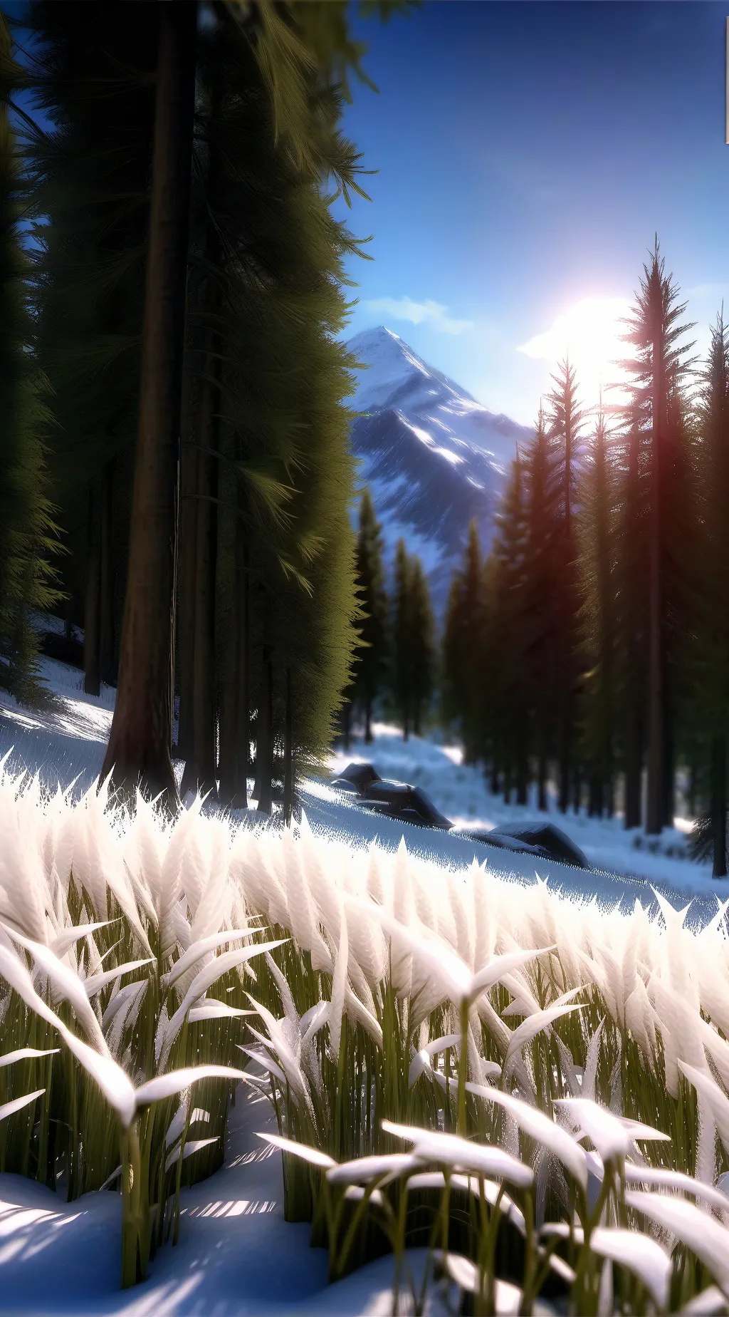 ai character: 99NIFT AT MOUNTAIN background