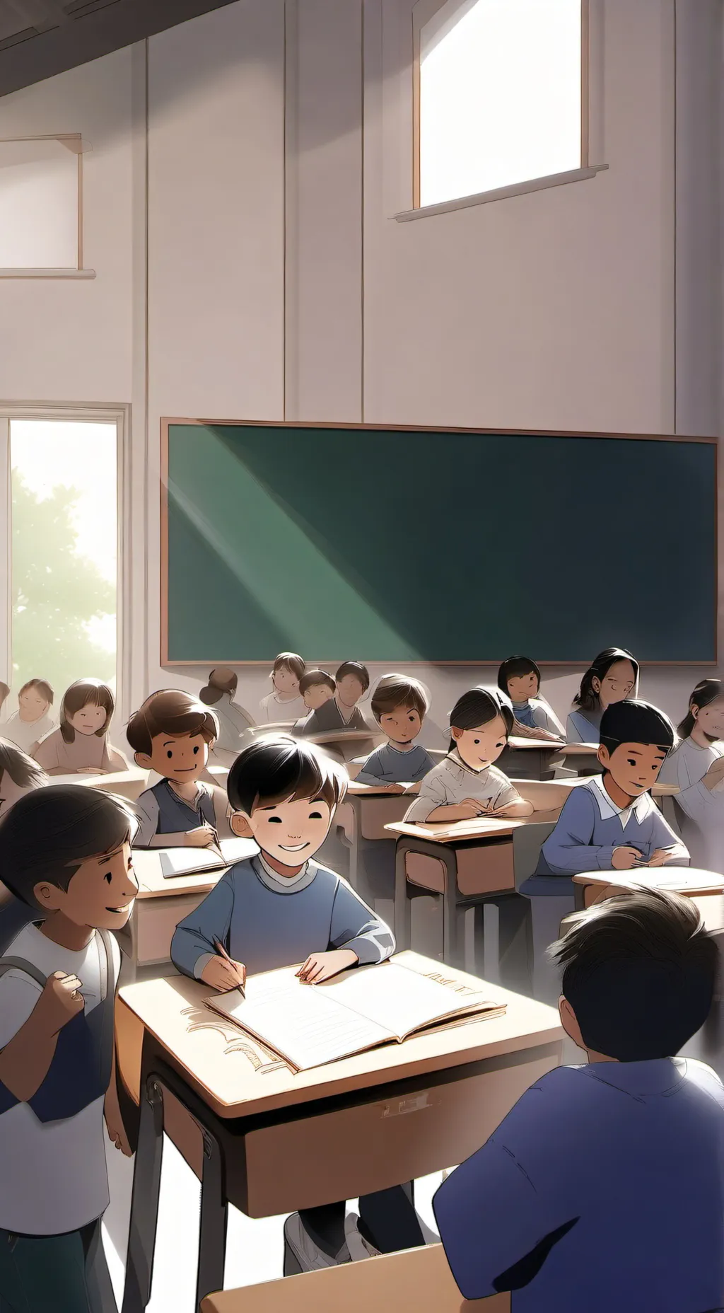 ai character: Bakugo ex background