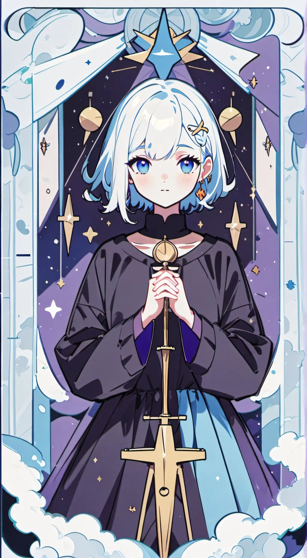 ai character: GG my md oc  background