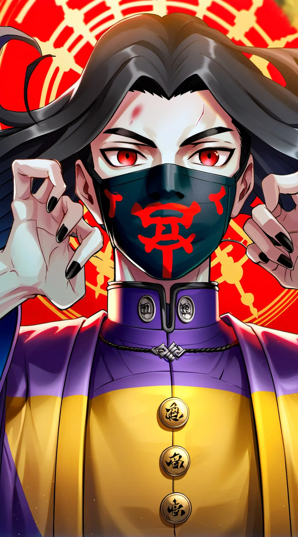 ai character: Sukuna background