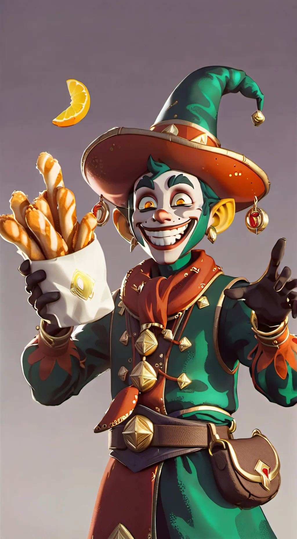 ai character: the bread man background