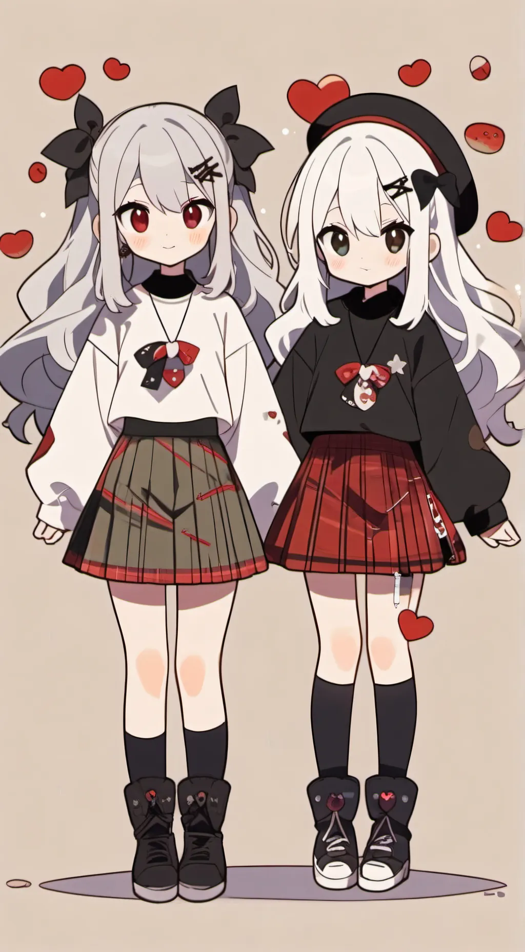 ai character: Ichika & Rika background