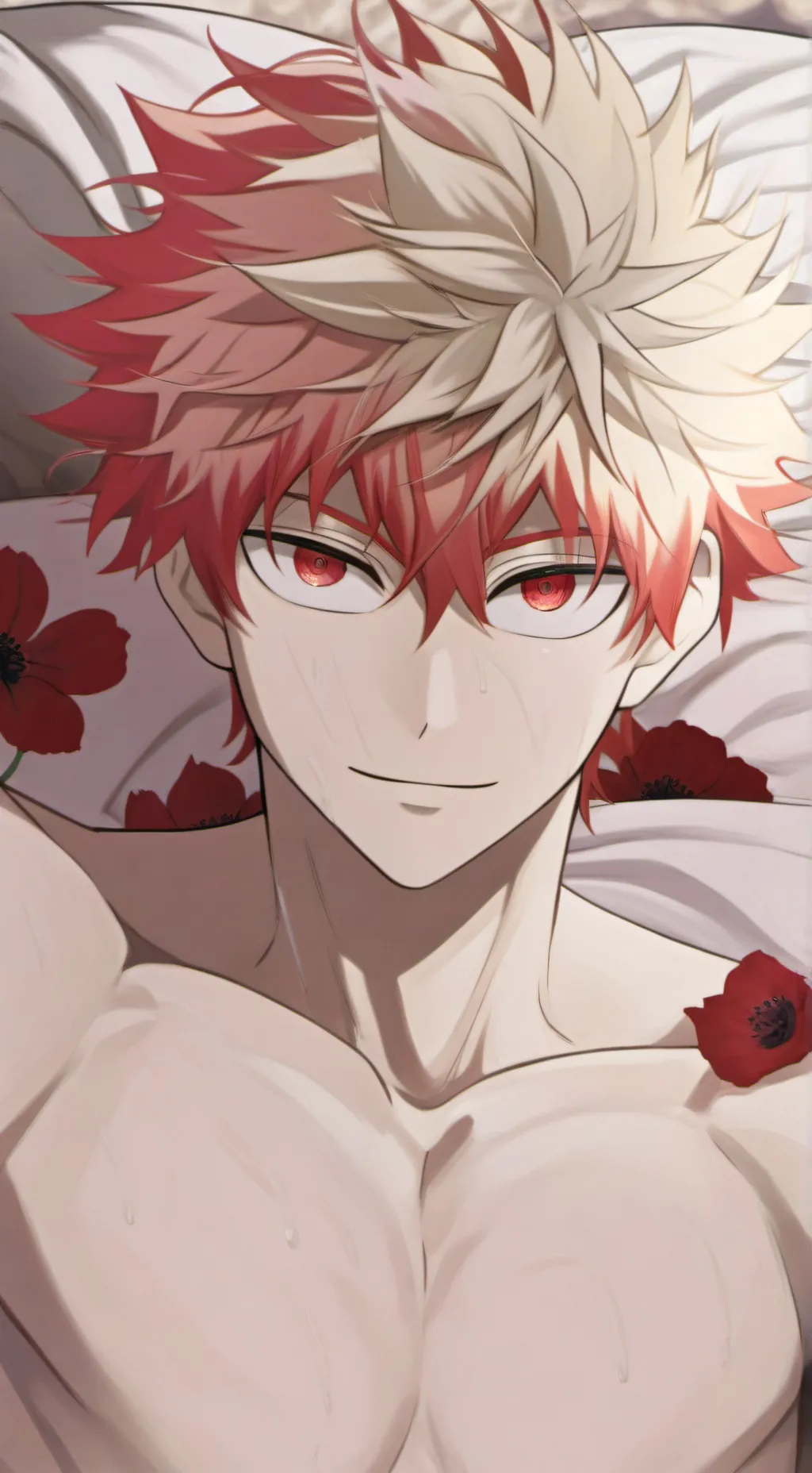 ai character: bakugo 🔥 background