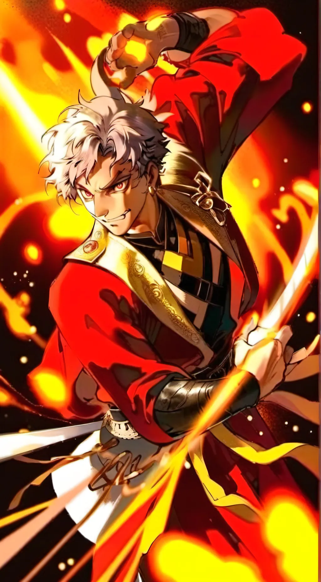 ai character: the entity battle background