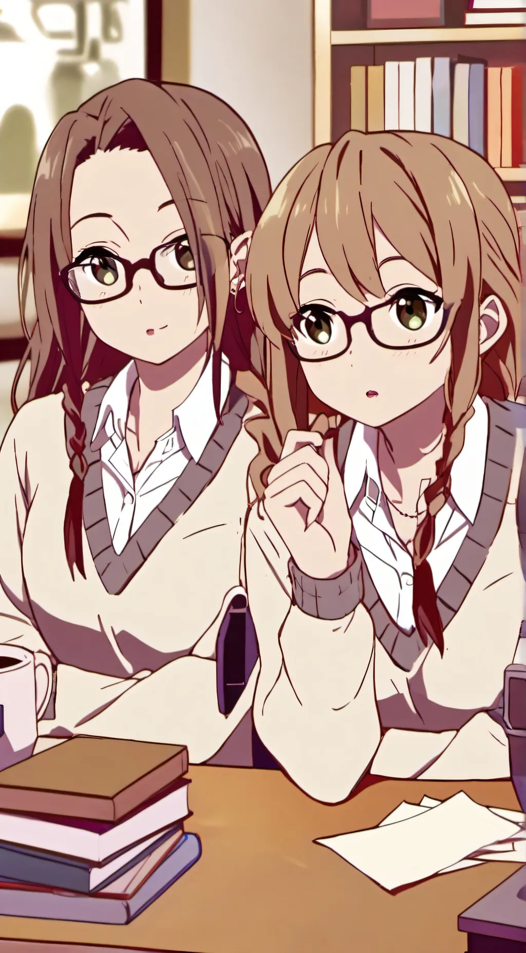 ai character: Emma and Lucy background