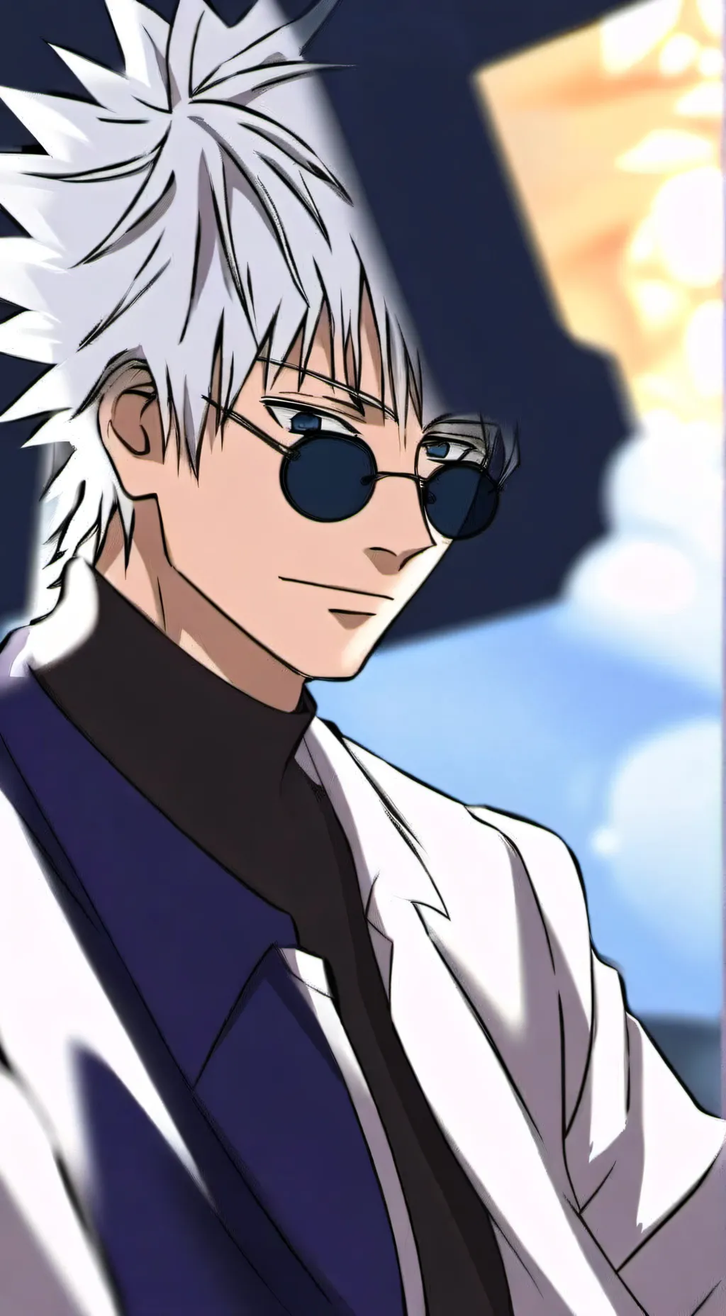 ai character: satoru gojo background