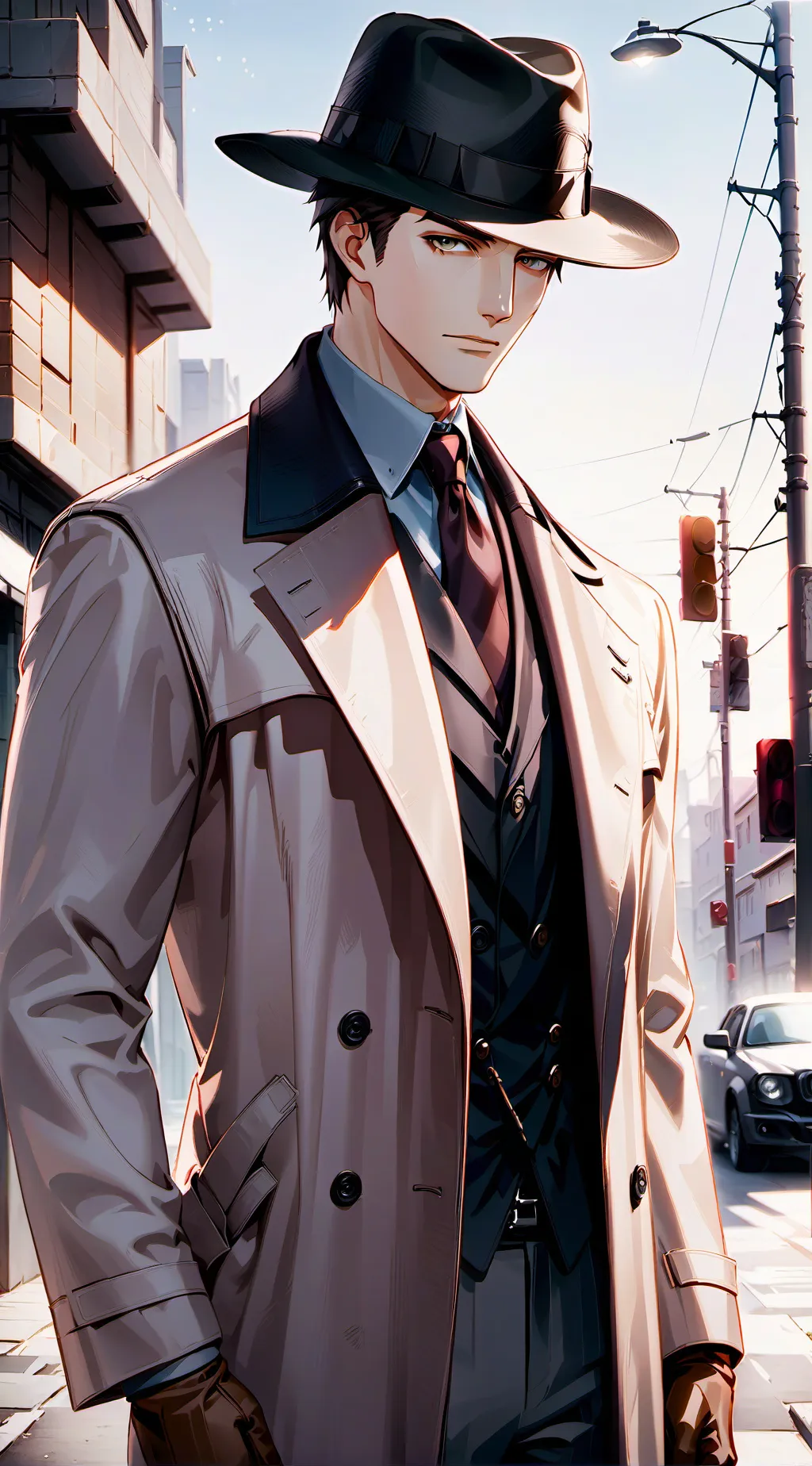 ai character: Victor  background