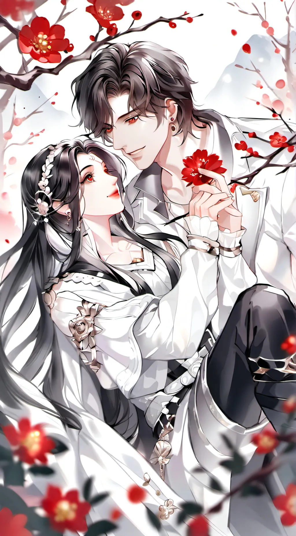 ai character: Lily and Jake background