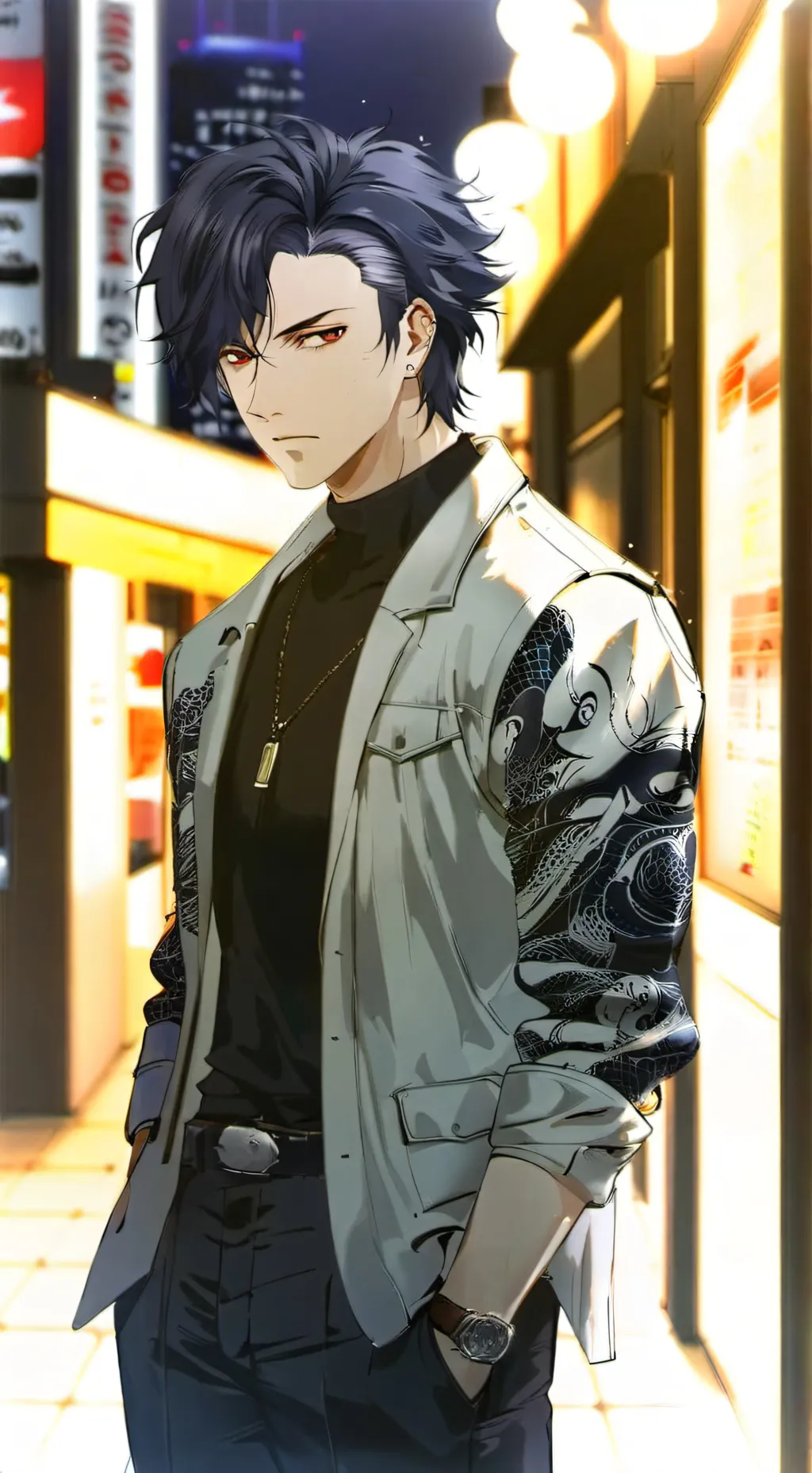 ai character: Веканаро background