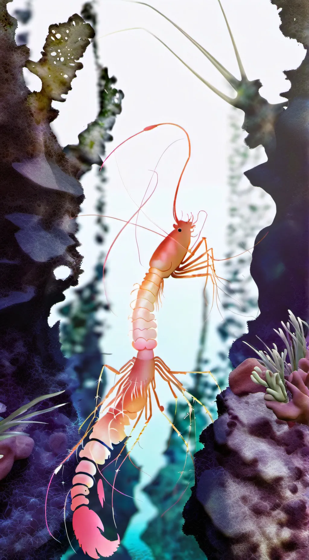 ai character: shrimpo background