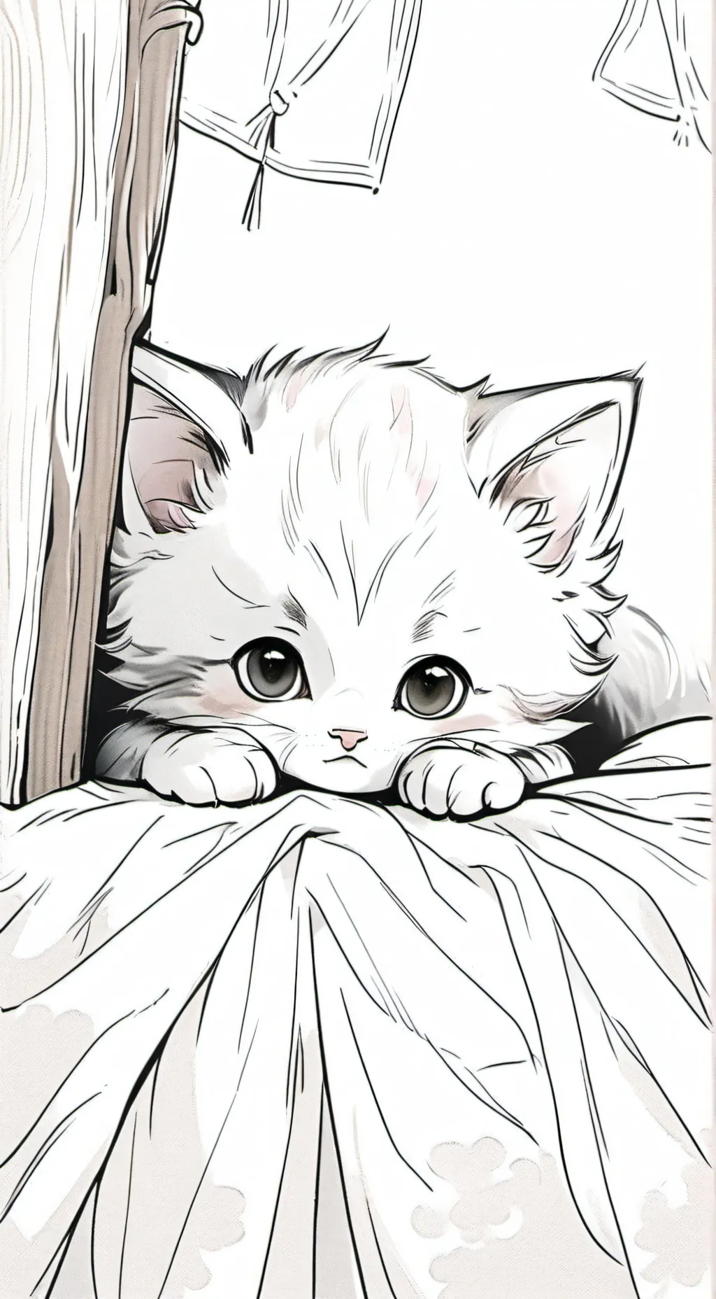 ai character: (🎀)котик(🎀) background