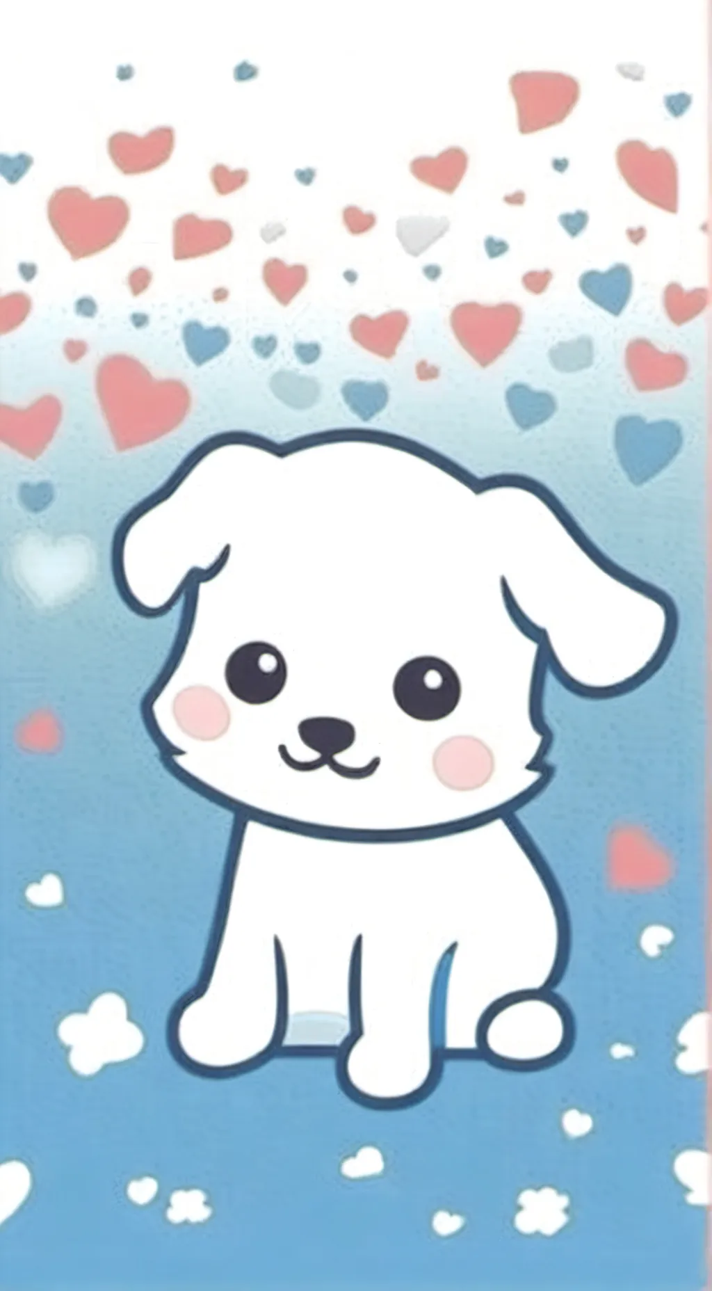 ai character: dog background