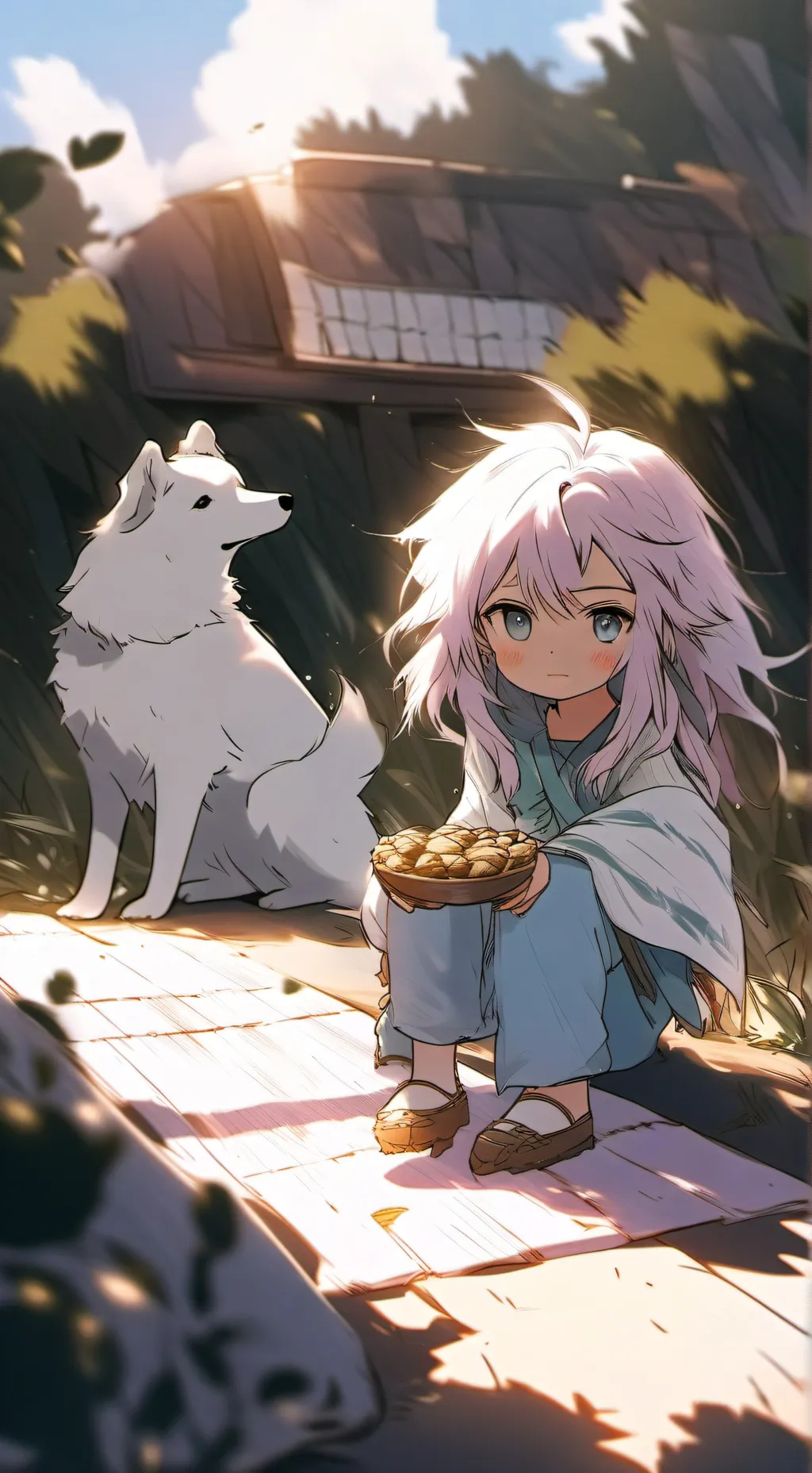 ai character: Fruitcake! background