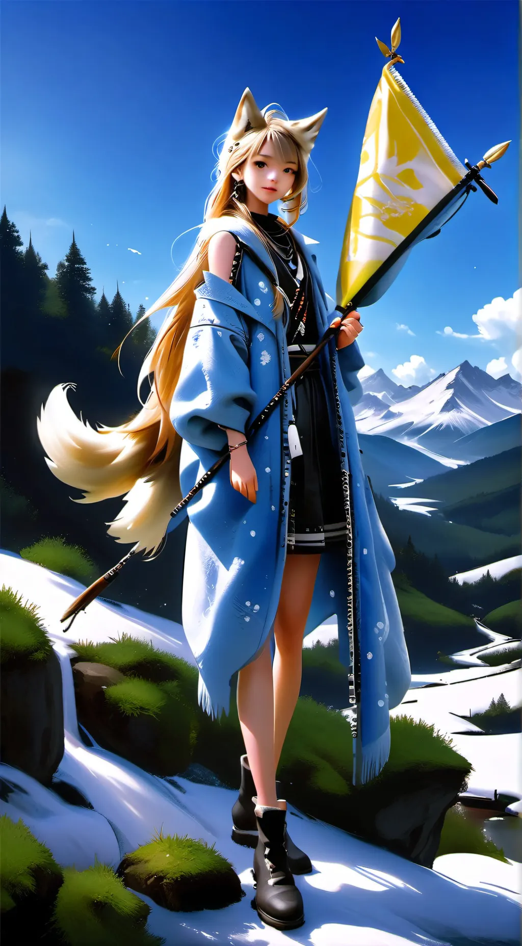 ai character: Countryfurry(4au) background