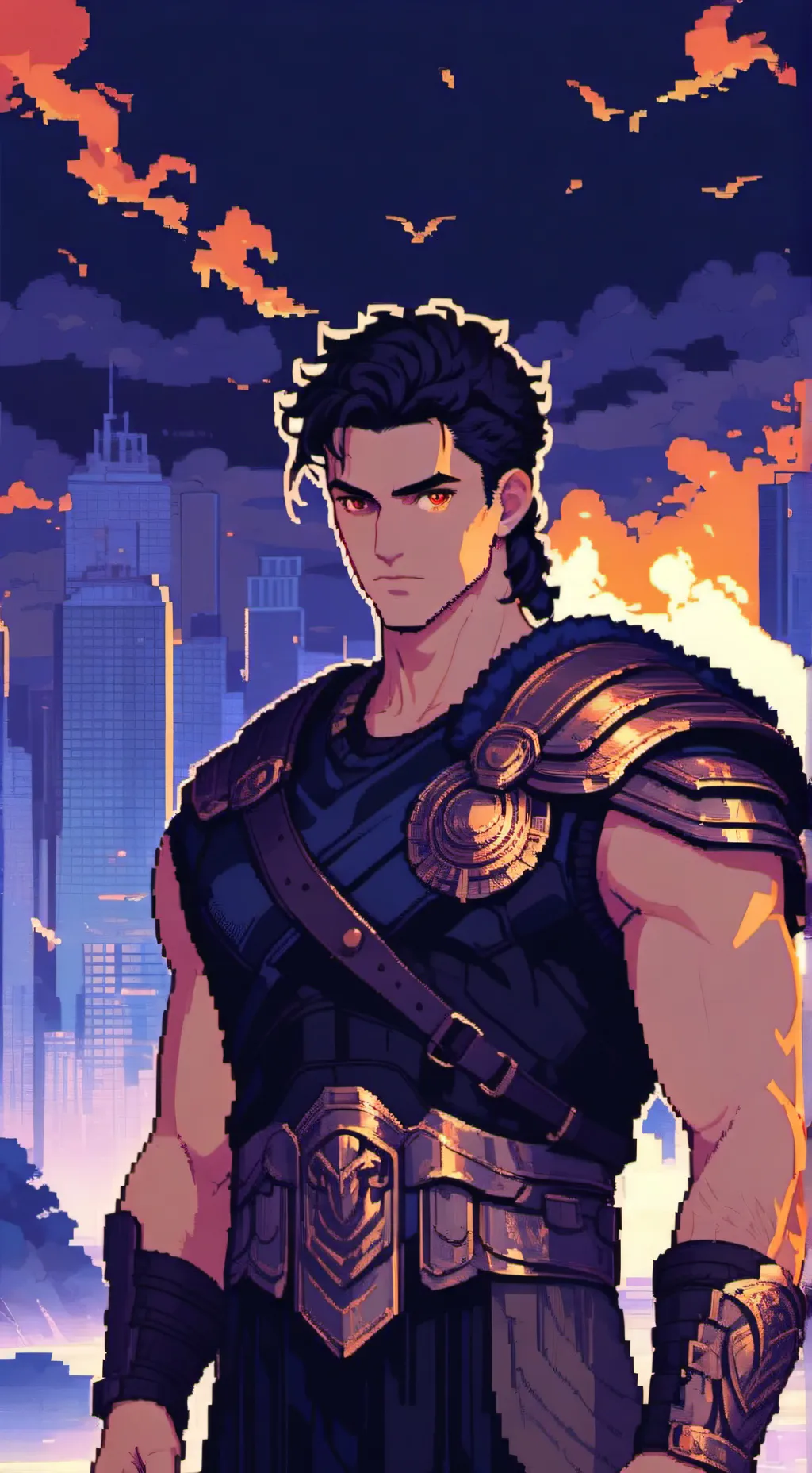ai character: Ares background