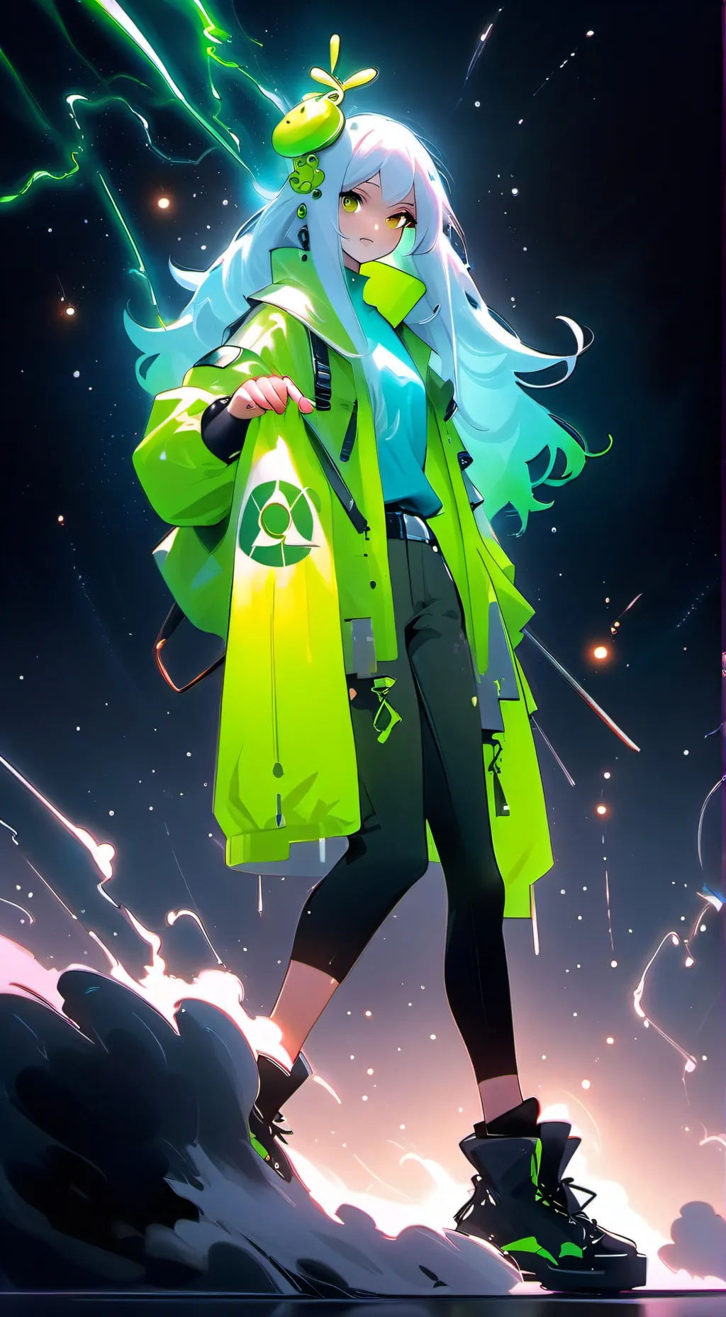 ai character: Verónica  background