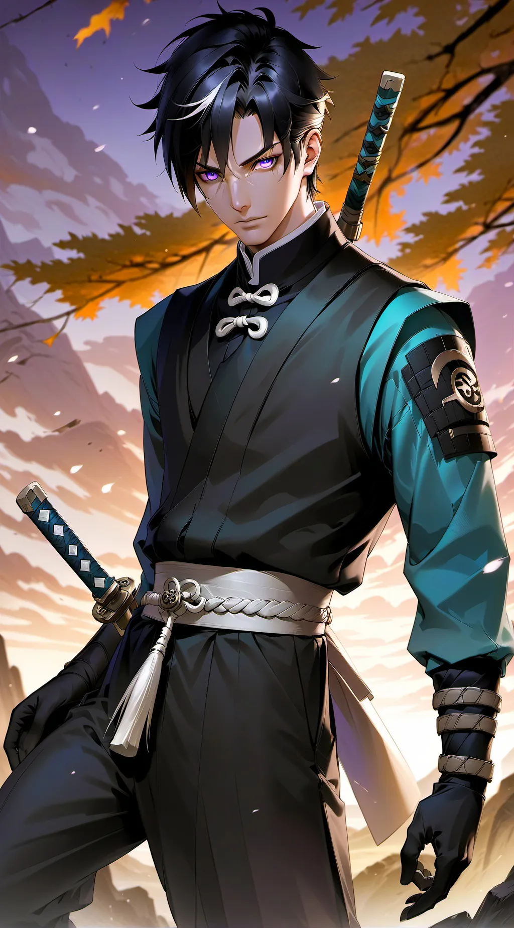 ai character: naruto  background