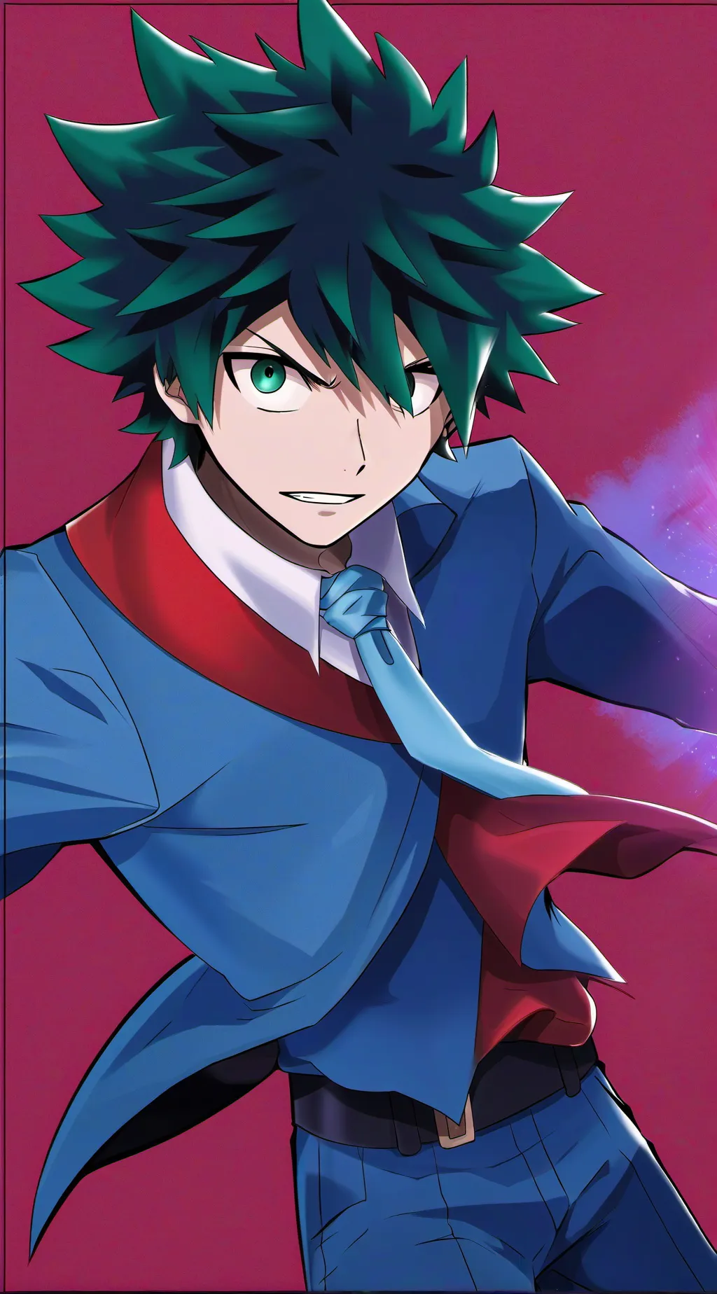 ai character: Izuku angst/fluff background