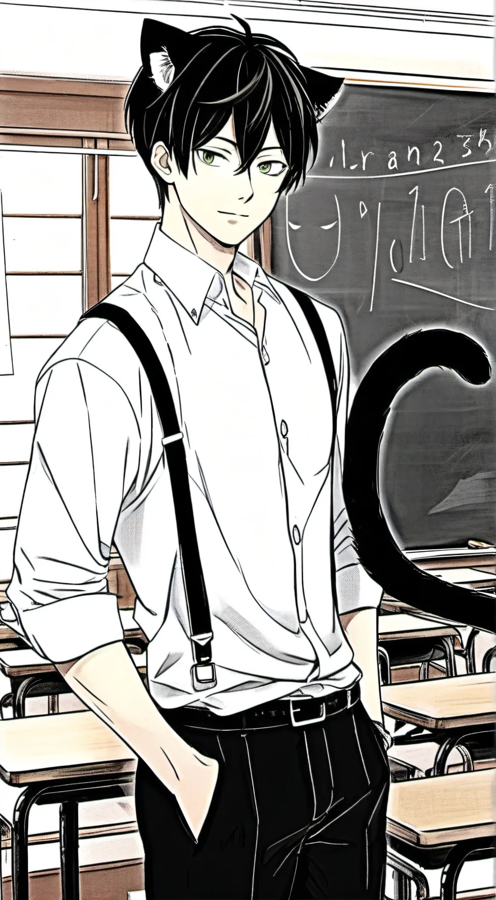 ai character: Mr paw background