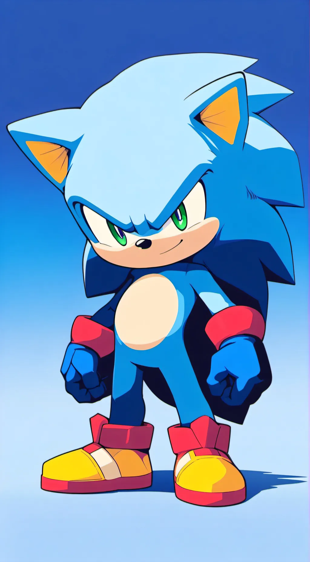 ai character: Sonic RP background