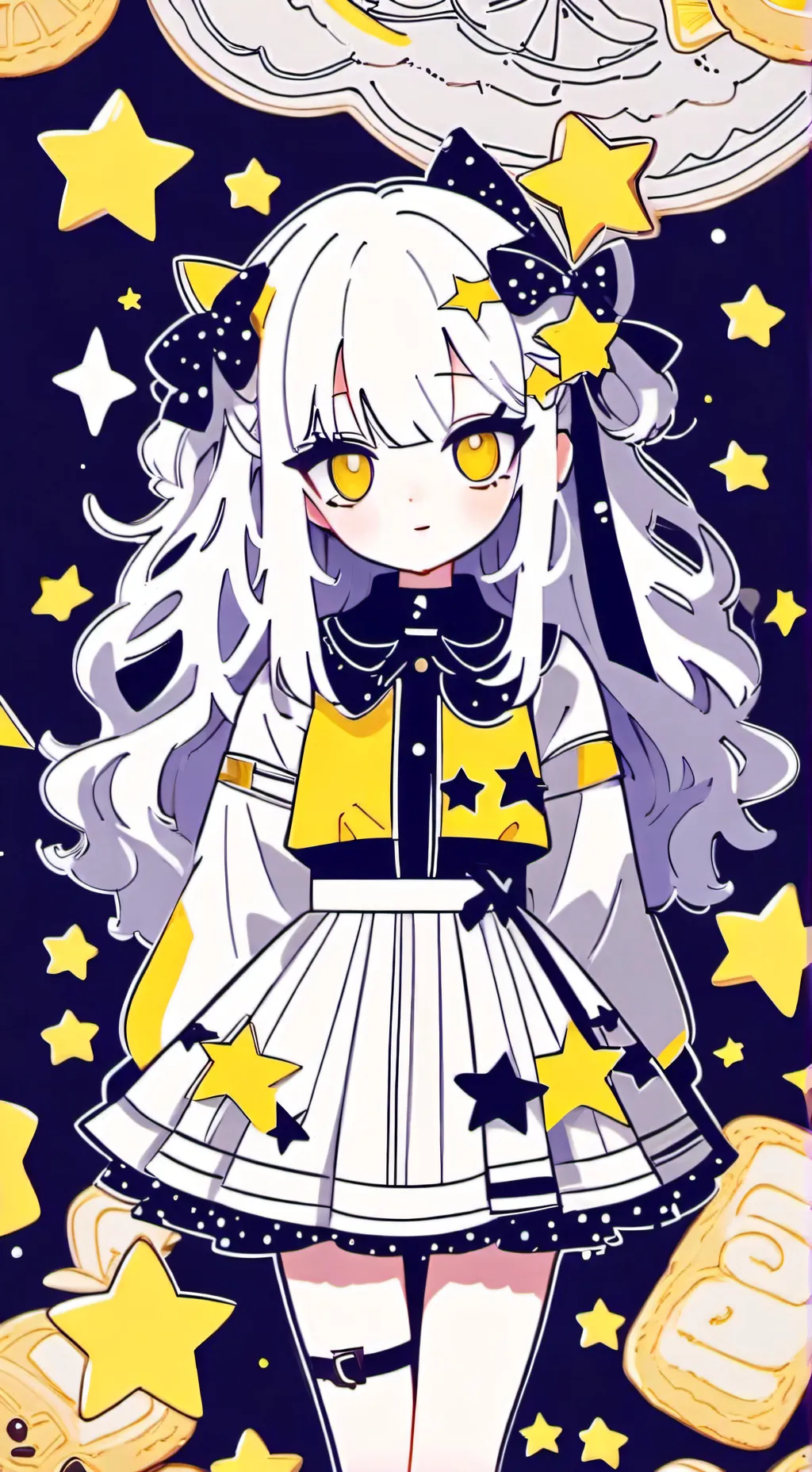 ai character: black sapphire...? background