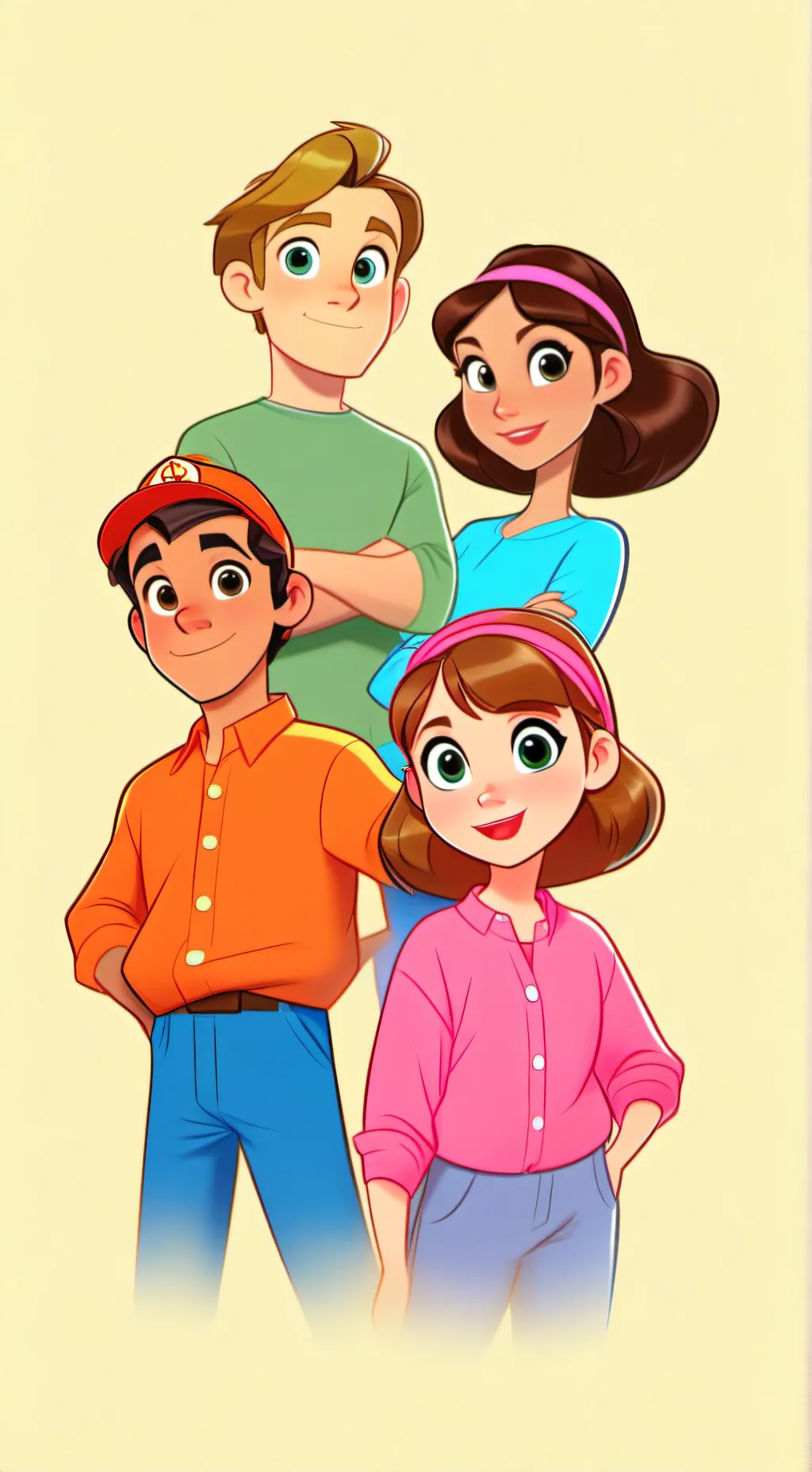 ai character: the Rescue four background