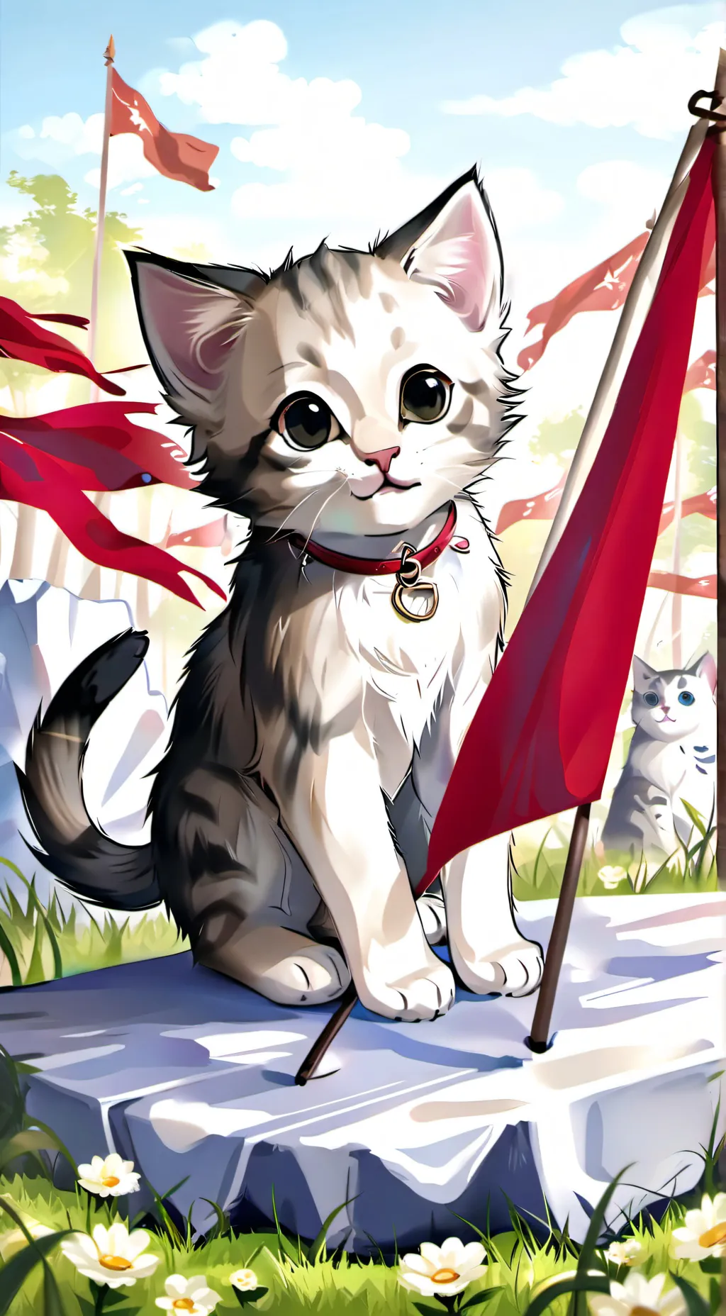 ai character: Deki 💜 background