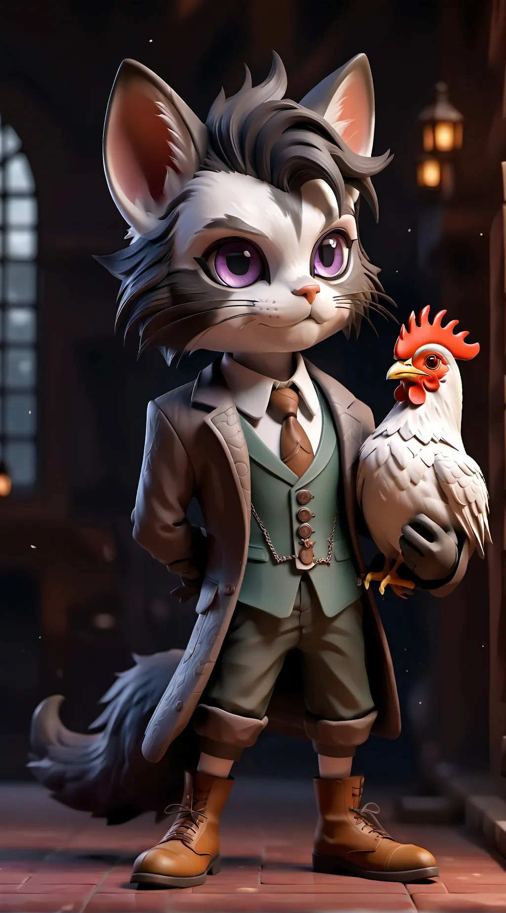 ai character: ÆŒÆŒÆ background