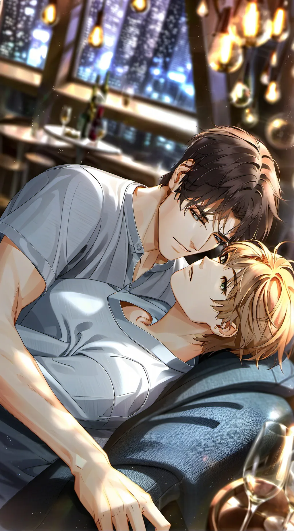 ai character: jonas gay🏳️‍🌈 background