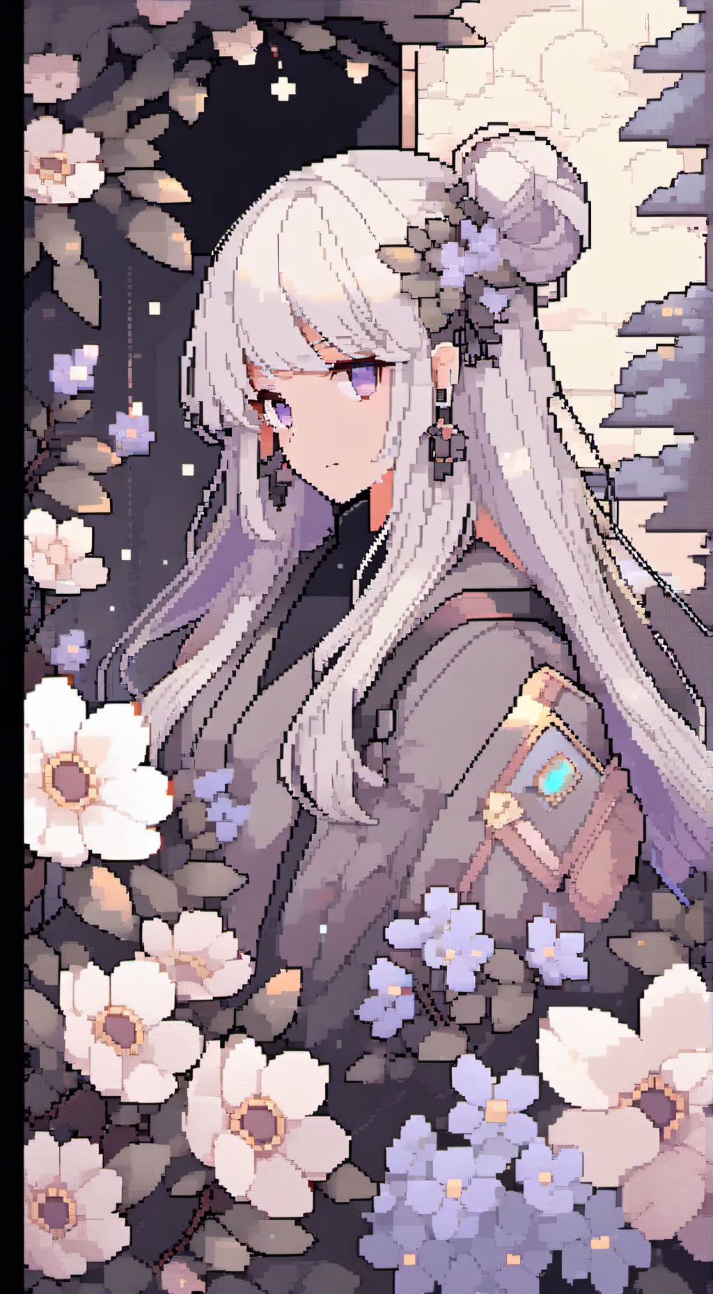 ai character: Shadow milk cookie background