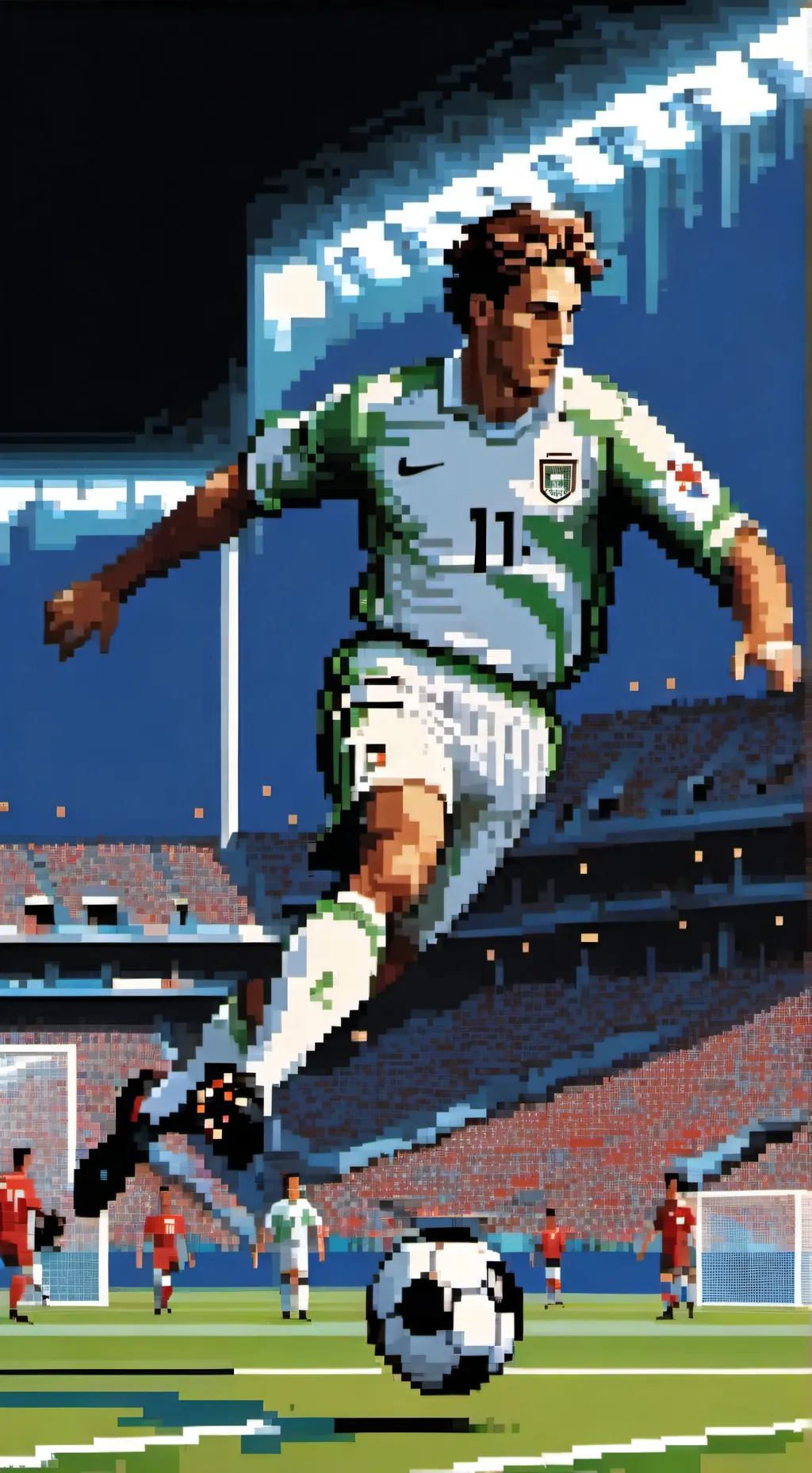 ai character: RETRO GOAL  background
