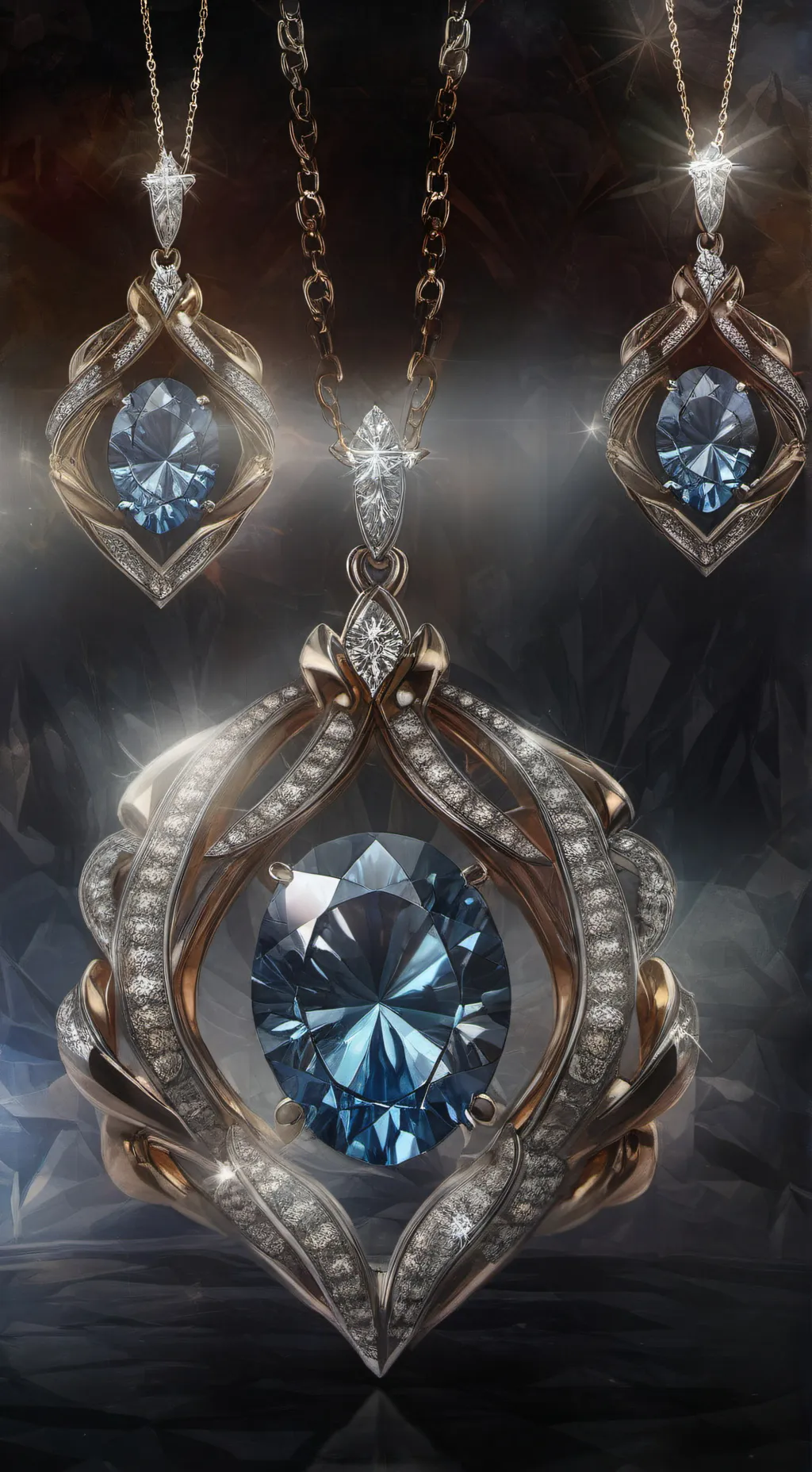 ai character: jewellery store background