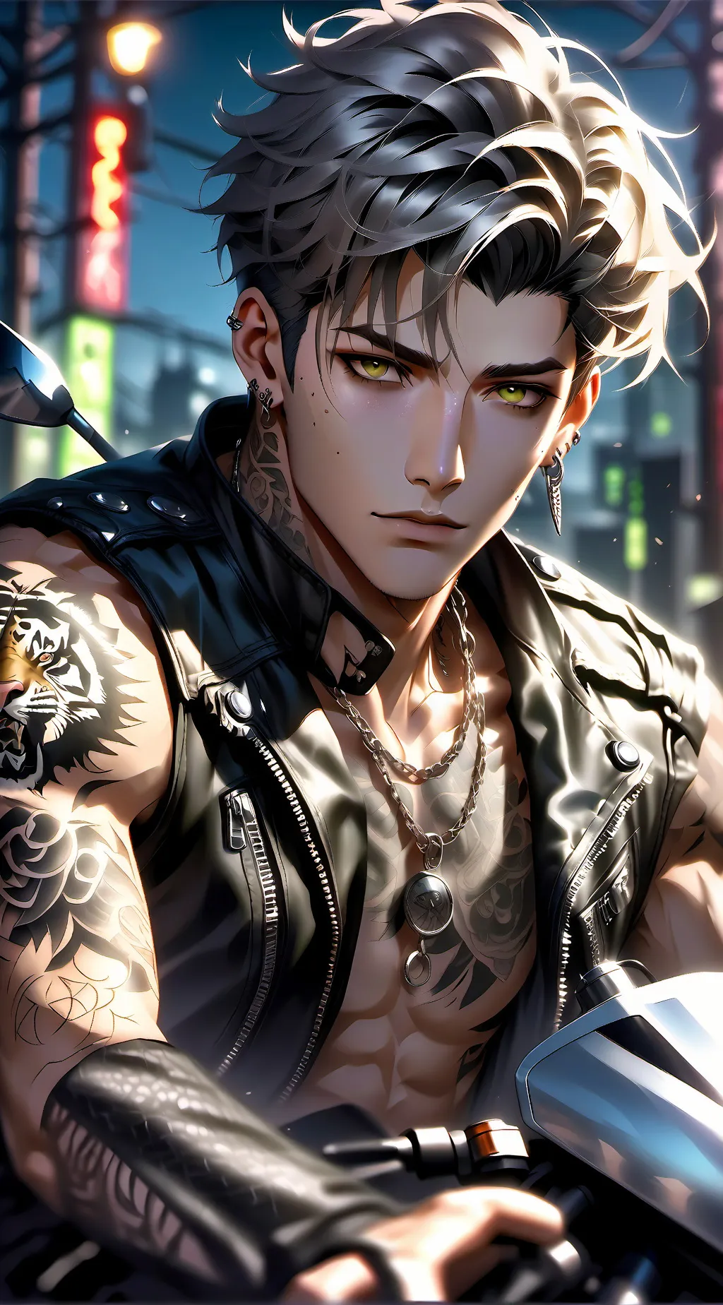 ai character: Razor background