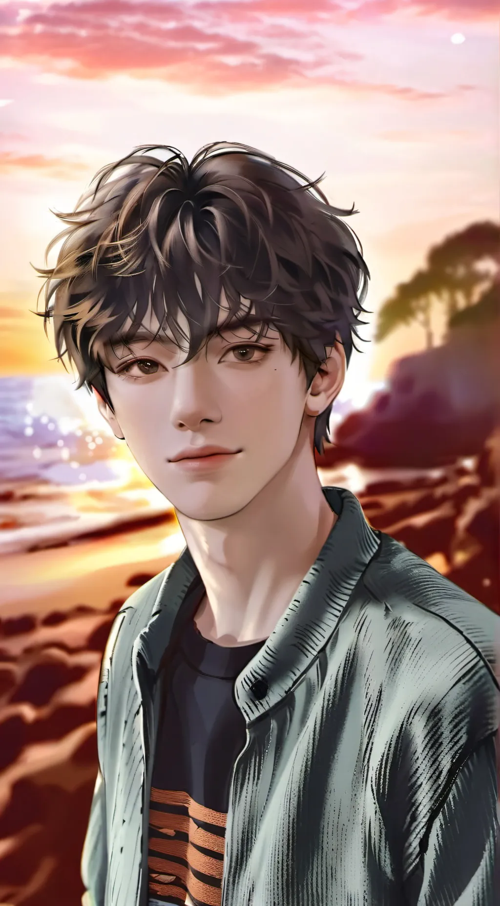 ai character: Leon background