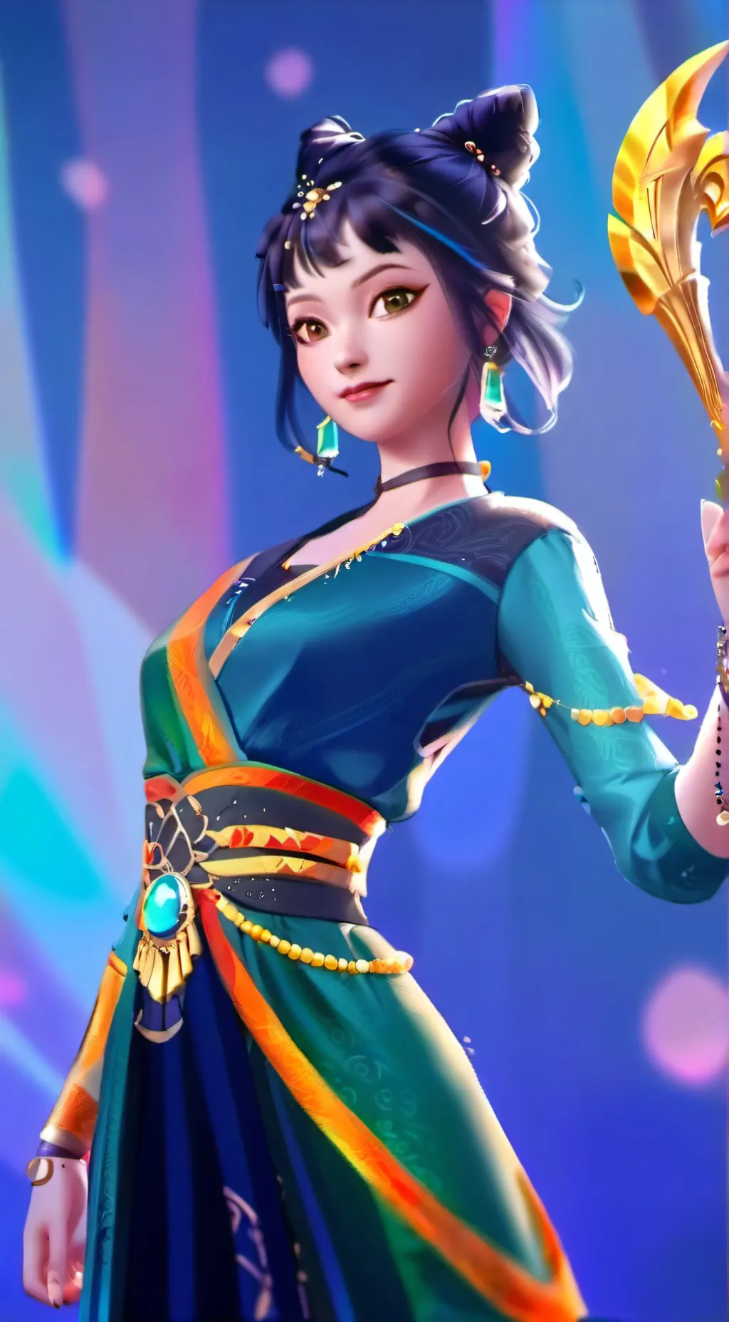 ai character: Zoey background