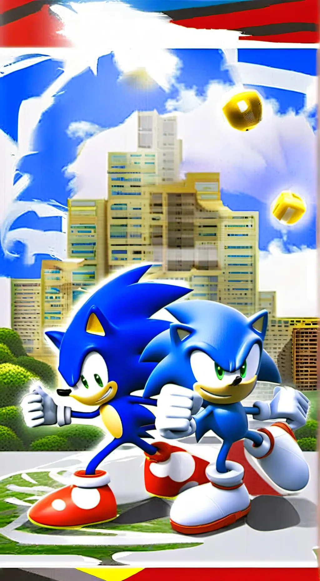 ai character: sonic genetions background