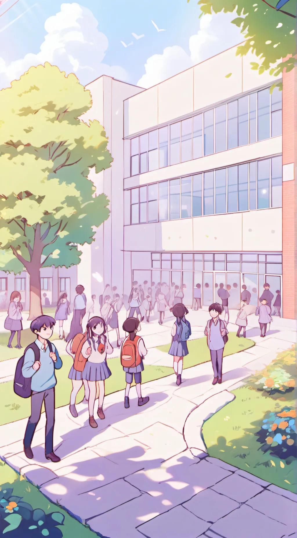 ai character: ✿escuela marget✿ background