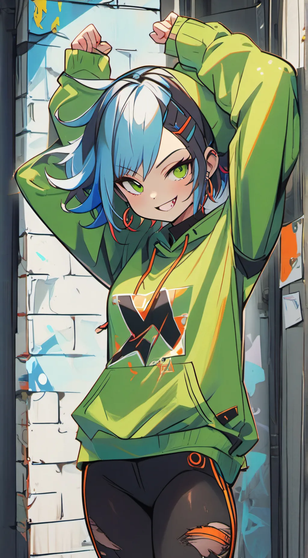 ai character: Vikky background