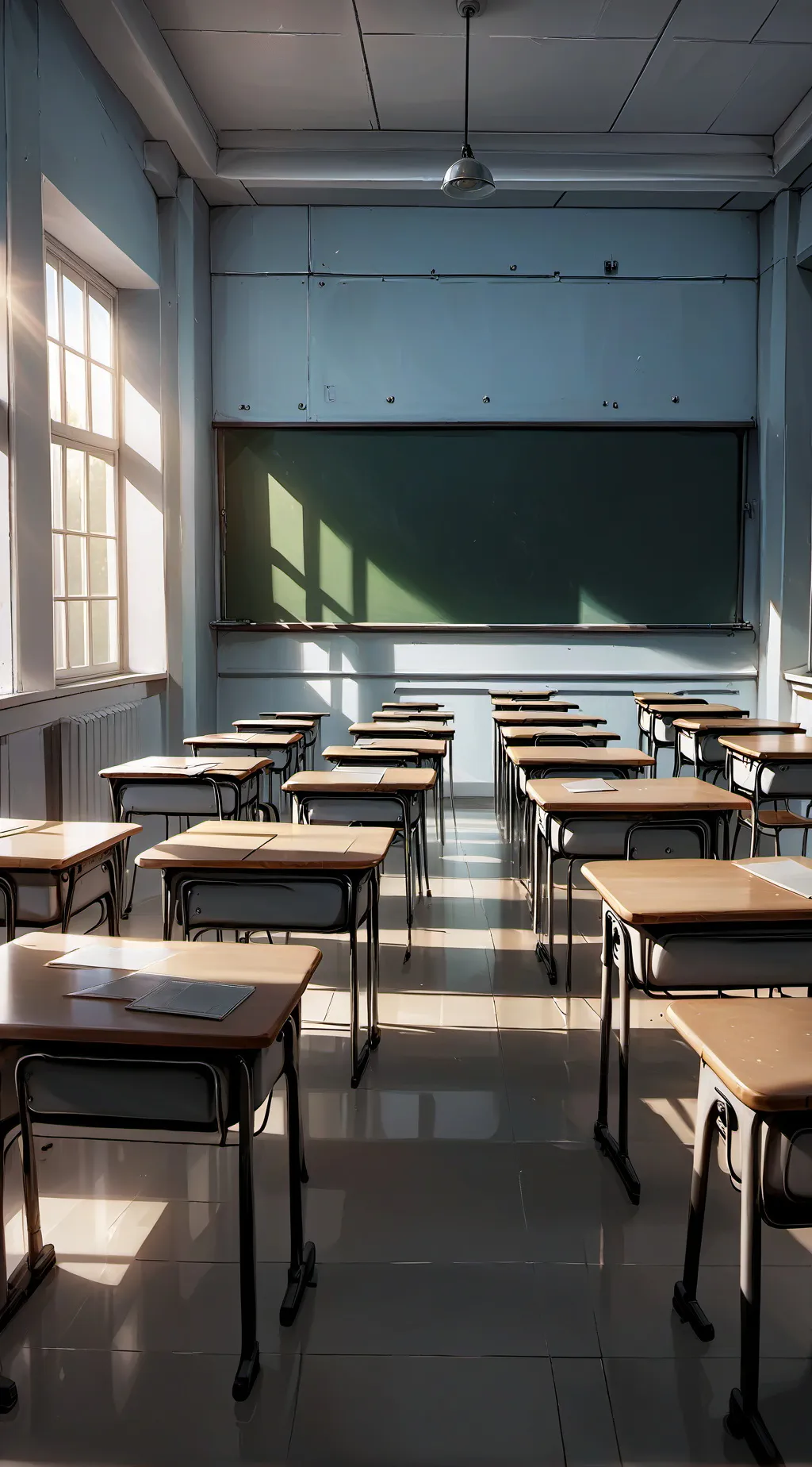 ai character: Classroom background